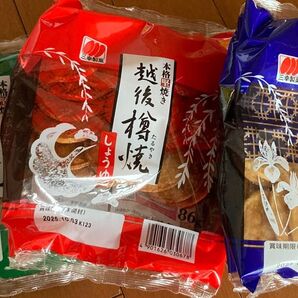 越後銘菓詰合せ 3袋セット 旨み塩・しょうゆ・ごま
