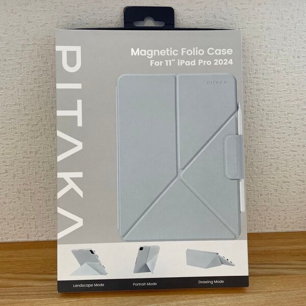 PITAKA magnetic folio 11インチ iPad Pro 2024 縦置き iPadケース