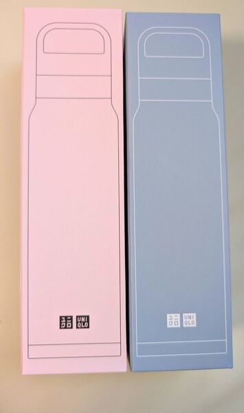 ユニクロ 感謝祭 炭酸対応ステンレスボトル 水筒 ピンク ブルー