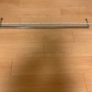 ホームエレクター 棚のハンガーパイプ90cm用 金属製金属バー 約90cm