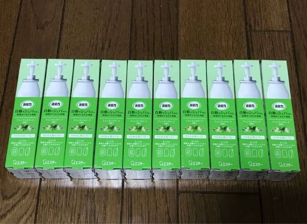 エステー 自動でシュパッと 詰め替え用スプレー フィンランドリーフの香り 39ml×10個