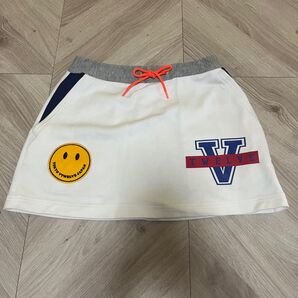 V12 スウェットスカート ホワイト