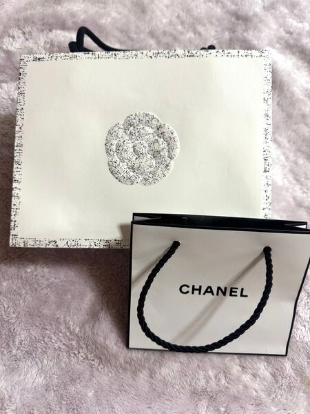 CHANEL 紙袋 ショッパー カメリア