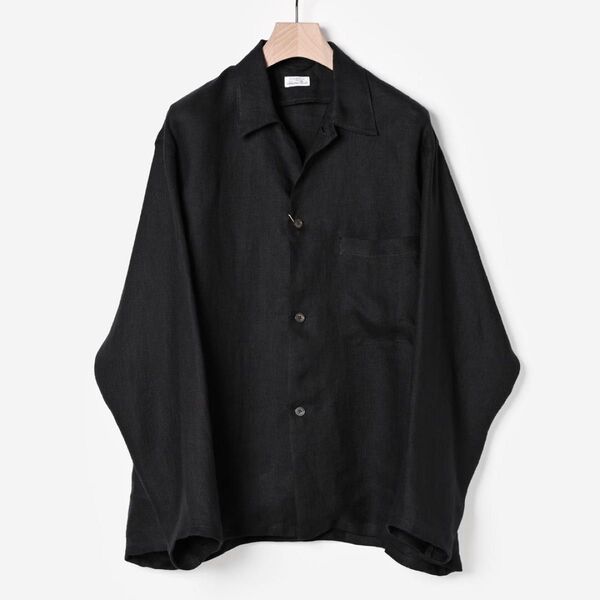 23ss comoli x Salvatore リネンシャツジャケット 46