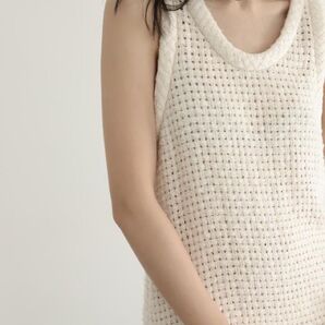 新品 24SS Homespun Summer Tweed Mesh Dress 0