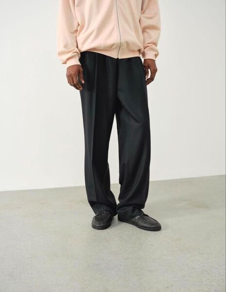 AURALEE LIGHT WOOL MAX GABARDINE SLACKS 4