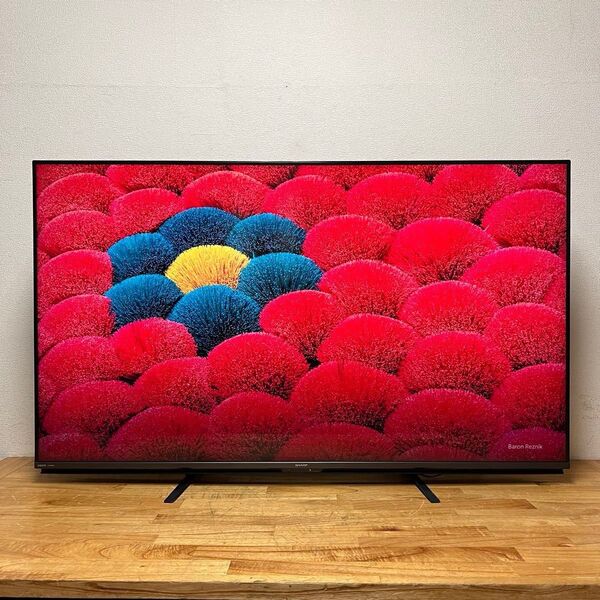 SHARP 60インチ 4K チューナー内蔵 液晶テレビ AQUOS HDR対応 4T-C60BH1 裏番組録画対応 2019年製