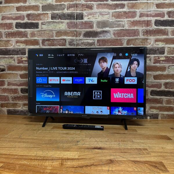 シャープ 32インチ 液晶テレビ Android TV AQUOS 2T-C32EF1 動画アプリ スマートテレビ 2023年製