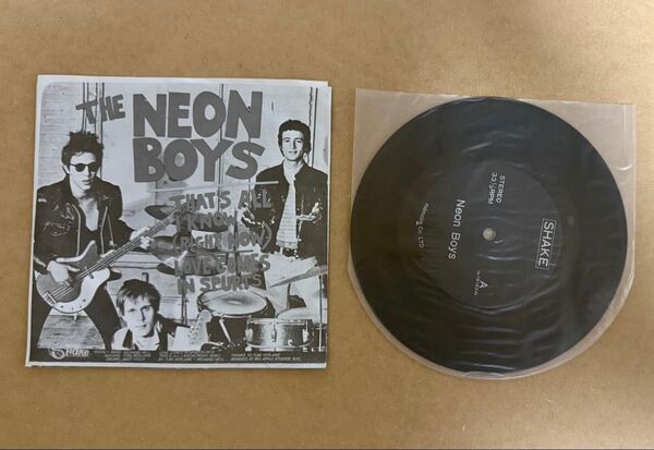 ネオン・ボーイズ (THE NEON BOYS) EPレコード THAT'S ALL I KNOW (RIGHT NOW)