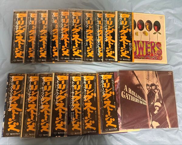 ローリングストーンズ LPレコード 全18タイトル ほぼ帯付