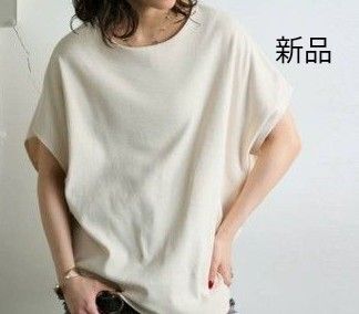 アンティカ 半そで 半袖 トップス Vネック シュッと美 レディース ホワイト 夏 半袖シャツ antiqua カットソー 白