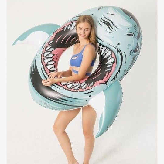 浮き輪 浮輪 水上ハンモック プール フロート 海 海水浴 サメ 大人用浮き輪浮具 水遊び サメ浮き輪 サメ浮輪 鮫浮き輪 サメ