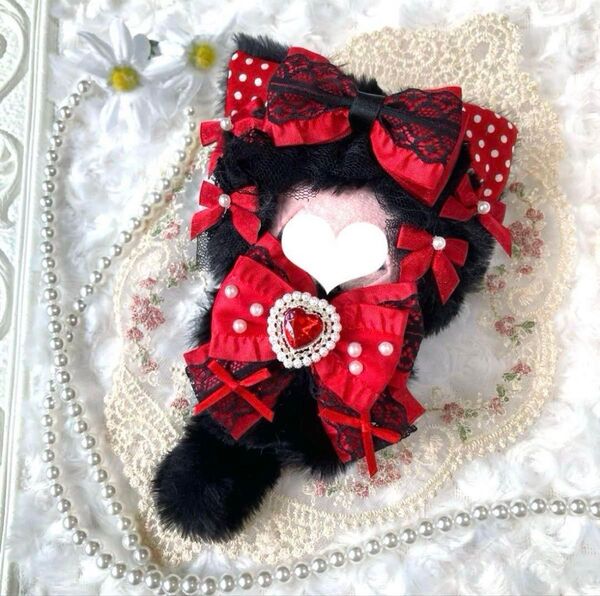 10〜13cm ぬい服 ハンドメイド 着ぐるみ ねこ ぬいぐるみ
