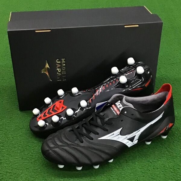 26.0cm 新品未使用 ミズノ モレリア ネオ 4 ジャパン JAPAN サッカースパイク P1GA233001 黒 ブラック