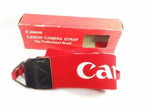 ◆非売品 希少◆ キヤノン Canon ストラップ プロスト PRO 赤 白 【 CANON CAMER STRAP The Professional Brand 】 キャノン