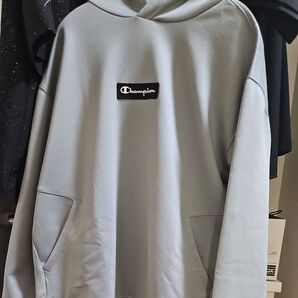 Champion パーカー 【ライトグレー】