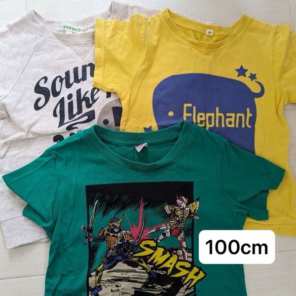 子供服 3点セット 100 サイズ ユニクロ 3can4on まとめ売り 半袖