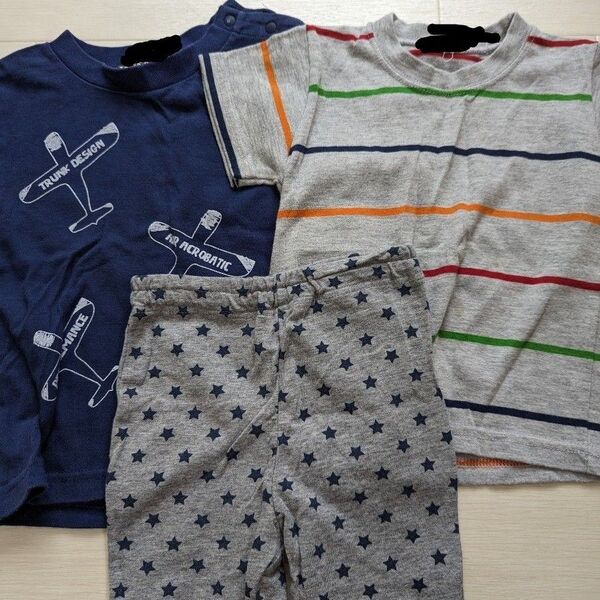 ベビー服 3点セット 90サイズ 男の子 Tシャツ パンツ まとめ売り