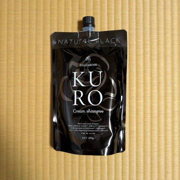 VALANROSE KURO クリームシャンプー ナチュラルブラック 400g