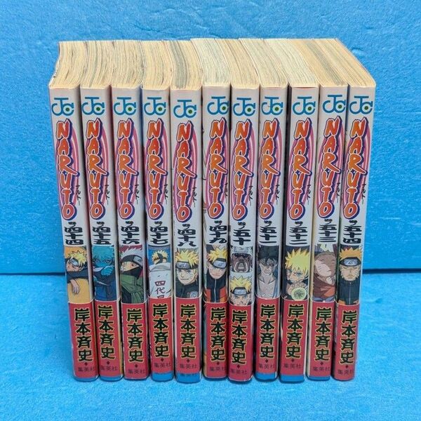 【初版・帯・ジャンパラ付き】NARUTO ナルト 44巻〜54巻 計11冊