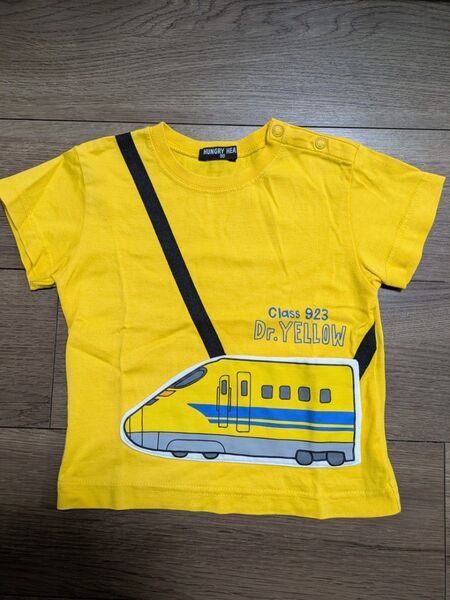 ハングリーハート ドクターイエロー 半袖Tシャツ 90