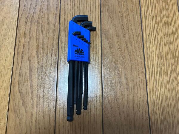 新品 MAC TOOLS マックツール スタッビボールキーレンチセット メトリック SHKML9SB 六角レンチ ミリ