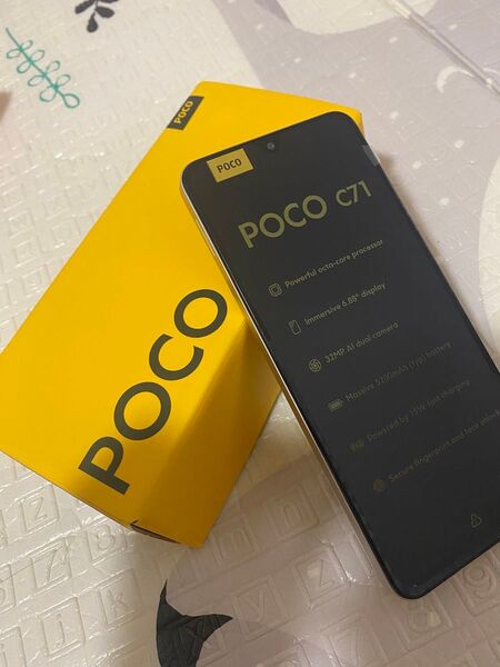 新品未利用 Xiaomi POCO C71 4GB+128GB スマートフォン グローバル版