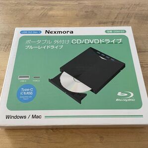 Nexmora ポータブル外付けCD/DVD/Blu-rayドライブ DSM-S3