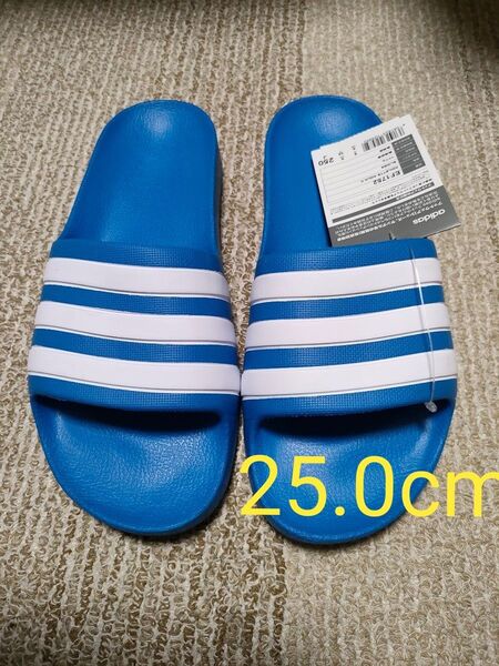 未使用 adidas 25cm 男の子 スポーツサンダル キッズ
