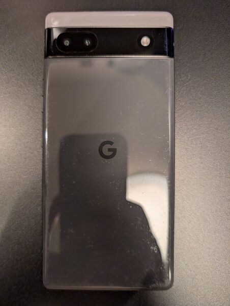 【中古/ジャンク】Android Google Pixel 6a Black 128GB SIMフリー 画面ワレあり