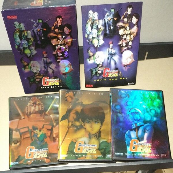 ★海外正規品/北米版/輸入盤★機動戦士ガンダム MOVIE BOX SET ファーストシリーズ 劇場版三部作 特別版
