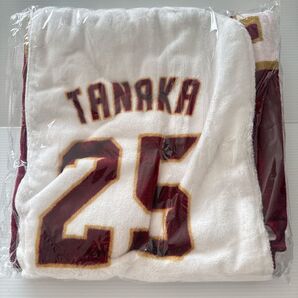 新品 楽天イーグルス フード付バスタオル クリムゾン×ホワイト 田中和基 25 楽天 イーグルス バスタオル タオル