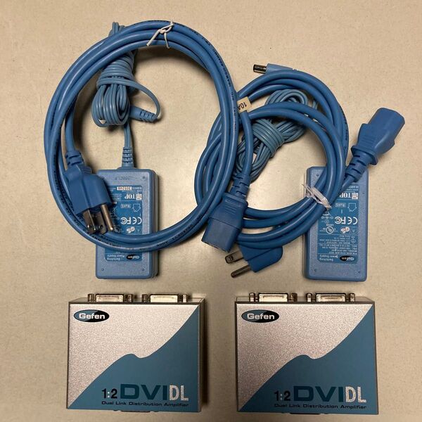 デュアルリンク DVI 2分配器 2セット