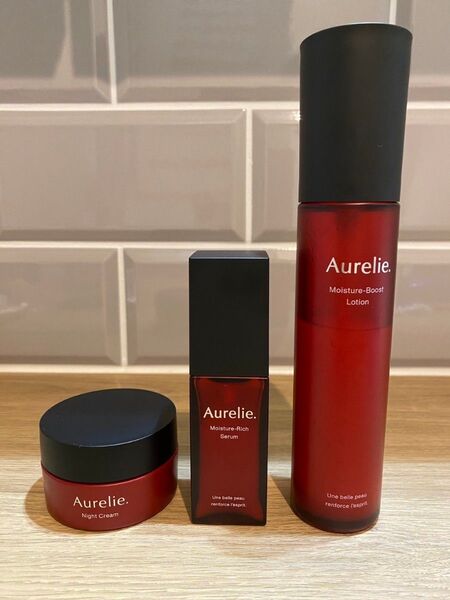 Aurelie 化粧水 美容液 クリーム 3点セット オレリー MEGUMI
