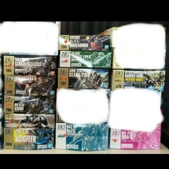 ガンプラまとめ売り HG MG RG MGSD