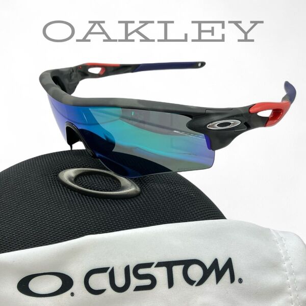 【美品】OAKLEY オークリー サングラス カスタム スポーツサングラス ケース付き
