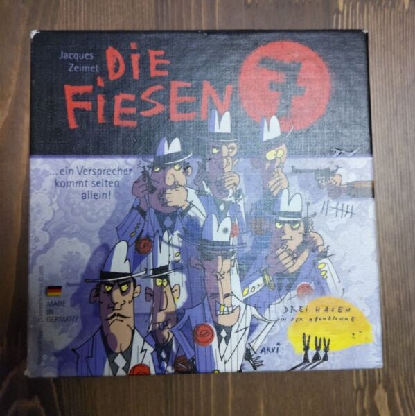えげつな7(7人のマフィア)DIE FIESEN 7 ドイツ版 ルール和訳付 ボードゲーム