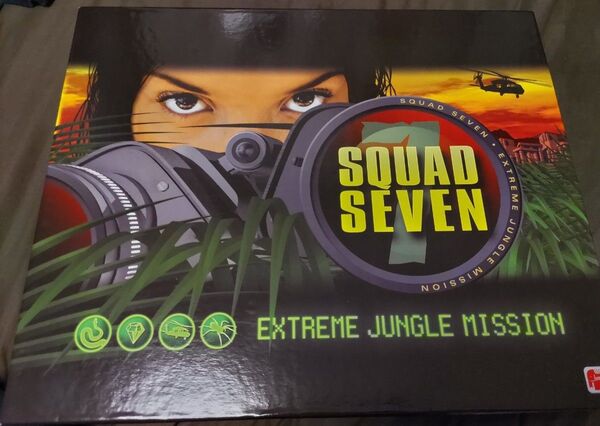 【新品未使用美品】スカッドセブンExtreme Jungle Mission ボードゲーム ルール和訳付