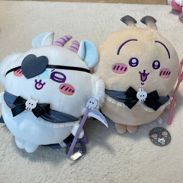 ちいかわ てんしあくま あくまなBIGぬいぐるみ うさぎモモンガ2種セット
