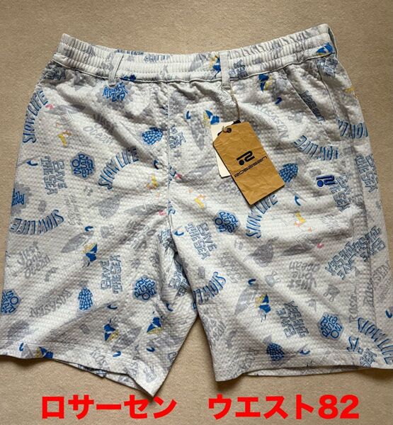 新品 未使用 ロサーセン ショートパンツ ハーフパンツ パンツ ゴルフ ゴルフウェア ゴム入り ストレッチ