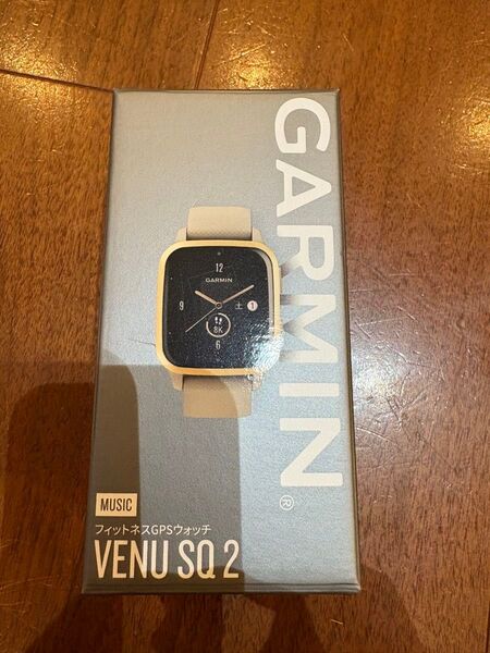ガーミン(GARMIN) Venu Sq 2 Music, French Gray/Cream Gold スマートウォッチ