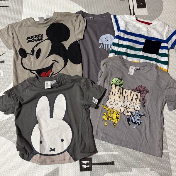 Tシャツ 5枚セット プリント 半袖 H&M 西松屋 Next 86cm 95cm 90cm