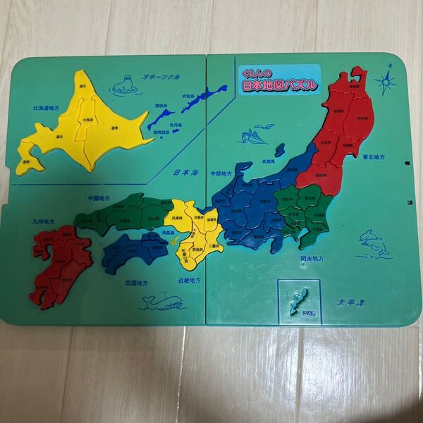 くもん 日本地図パズル
