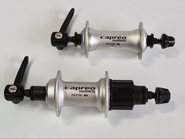SHIMANO Capreo カプレオ FH-F700 VIA / HB-F700 VIA ハブ 前後セット