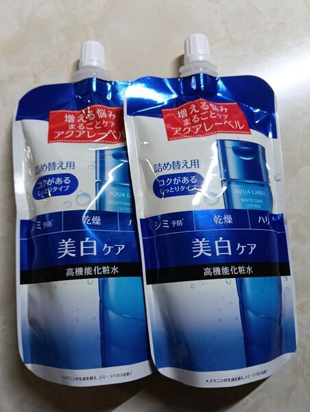 アクアレーベル ホワイトケア ローション RM(コクがあるしっとりタイプ) (詰め替え用) 180ml×2本