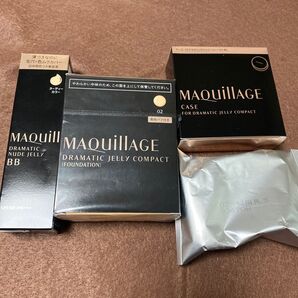 マキアージュ ドラマティックジェリーコンパクト本体セットBB ケース レフィル02