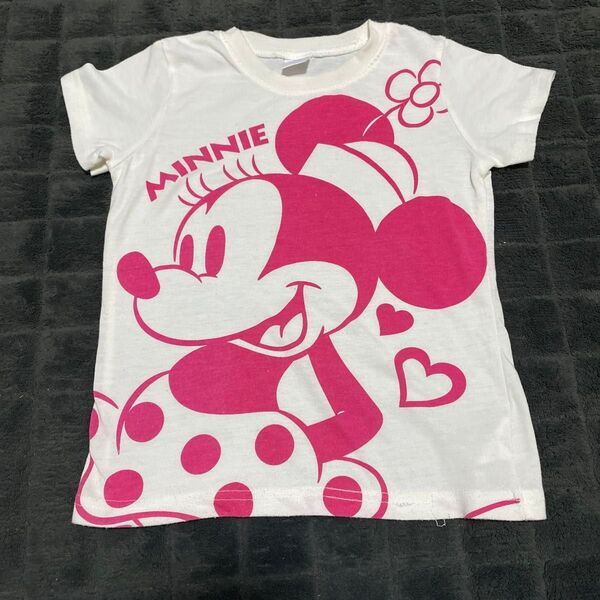 120㎝ 西松屋 ディズニー ミニーちゃん半袖 Tシャツ