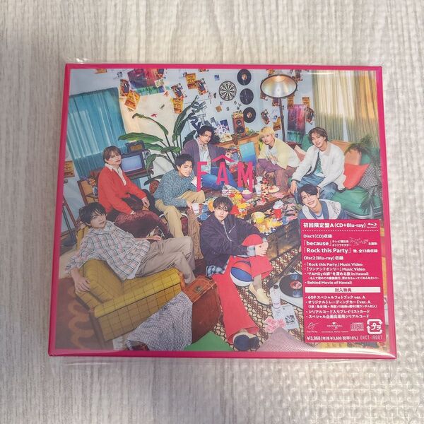 timelesz FAM(初回限定盤A)【CD+Blu-ray】
