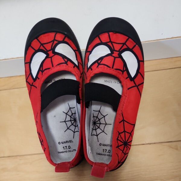 上履き スパイダーマン 17cm シューズ