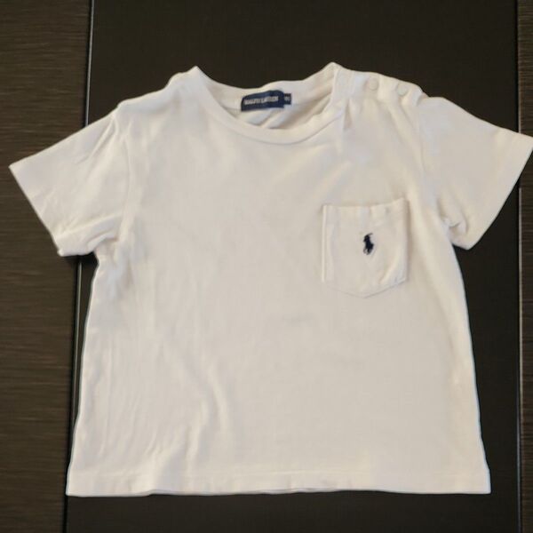 キッズ Tシャツ ラルフローレン ホワイト 半袖